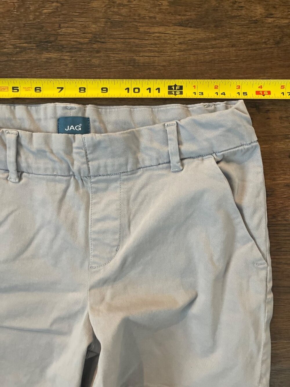 JAG Maddie 5” Shorts Gray Sz 4/5 - Picture 5 of 8